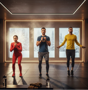 3 אימוני כושר שיחחמו אתכם בחורף